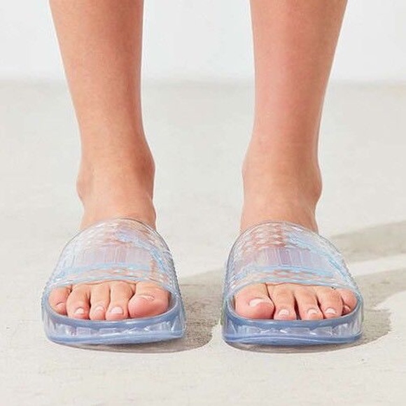 Puma Shoes - NEW 8.5 Puma Fenty Rhianna Blue Jelly Slides